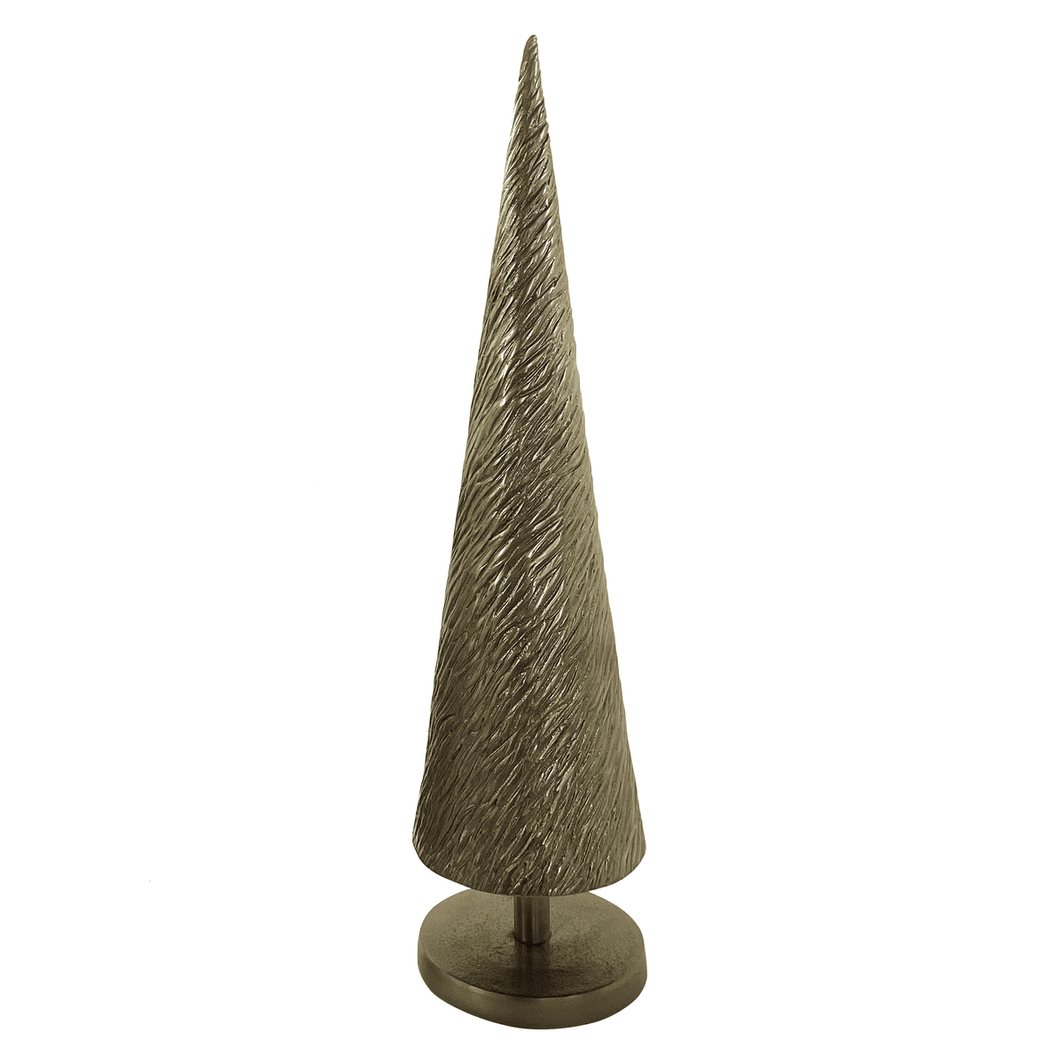 Holly Jolly Deco X-Mas Tree Hammered Medium 12x12x48cm Gold