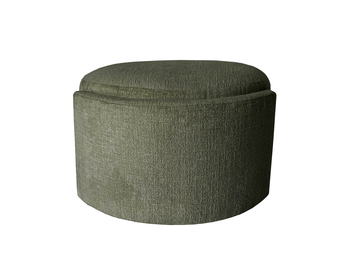 Elara Ottoman 74x64x43cm Dark Moss