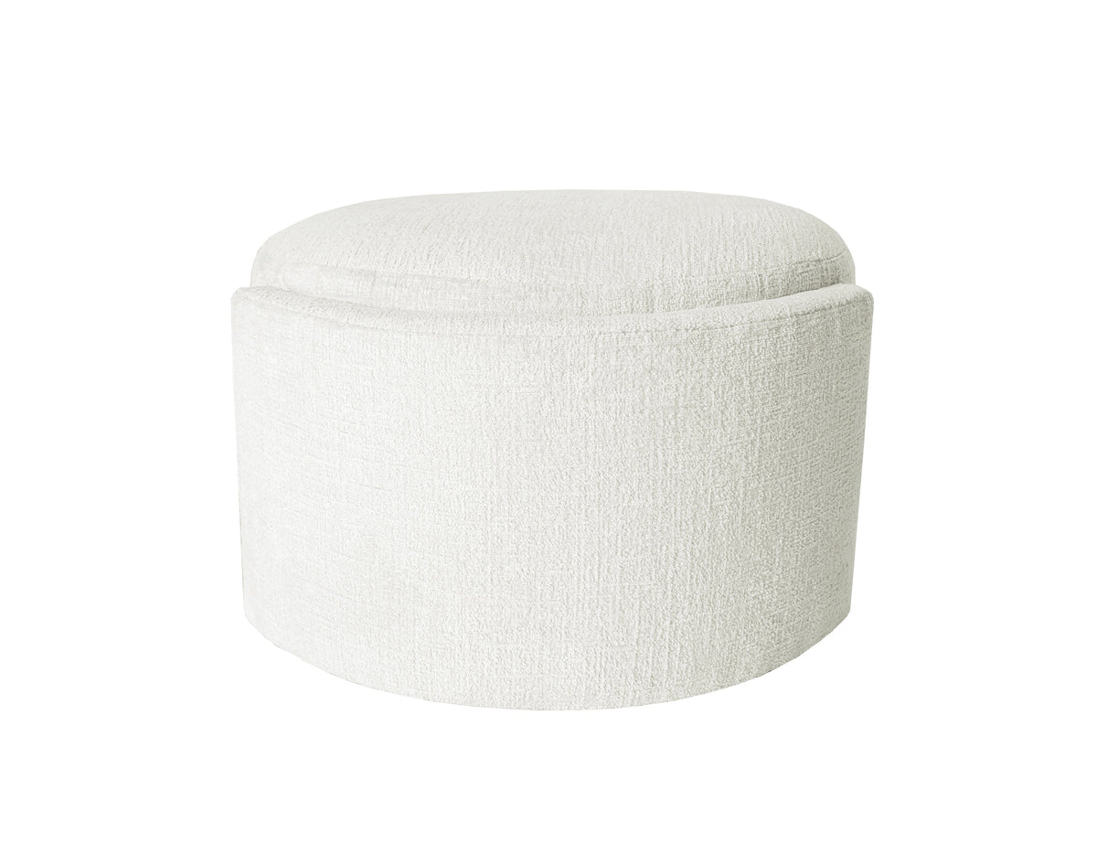 Elara Ottoman 74x64x43cm Ivory