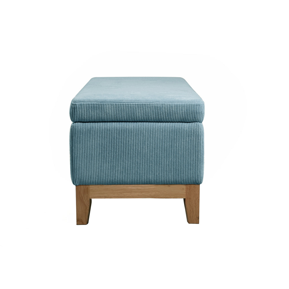 Albert Storage Ottoman 132x45x42cm Steel Blue