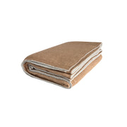 Atelier Blanket Throw 130x180cm Brown & White
