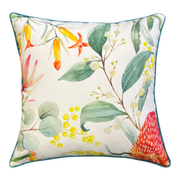 Banksia Outdoor Cushion 50x50x12cm Green & Orange Multi