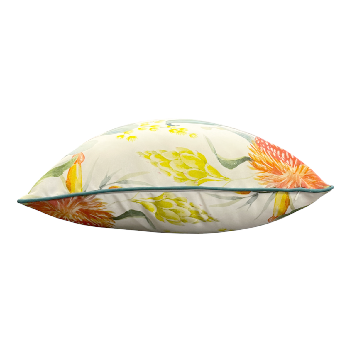 Banksia Outdoor Cushion 50x50x12cm Green & Orange Multi