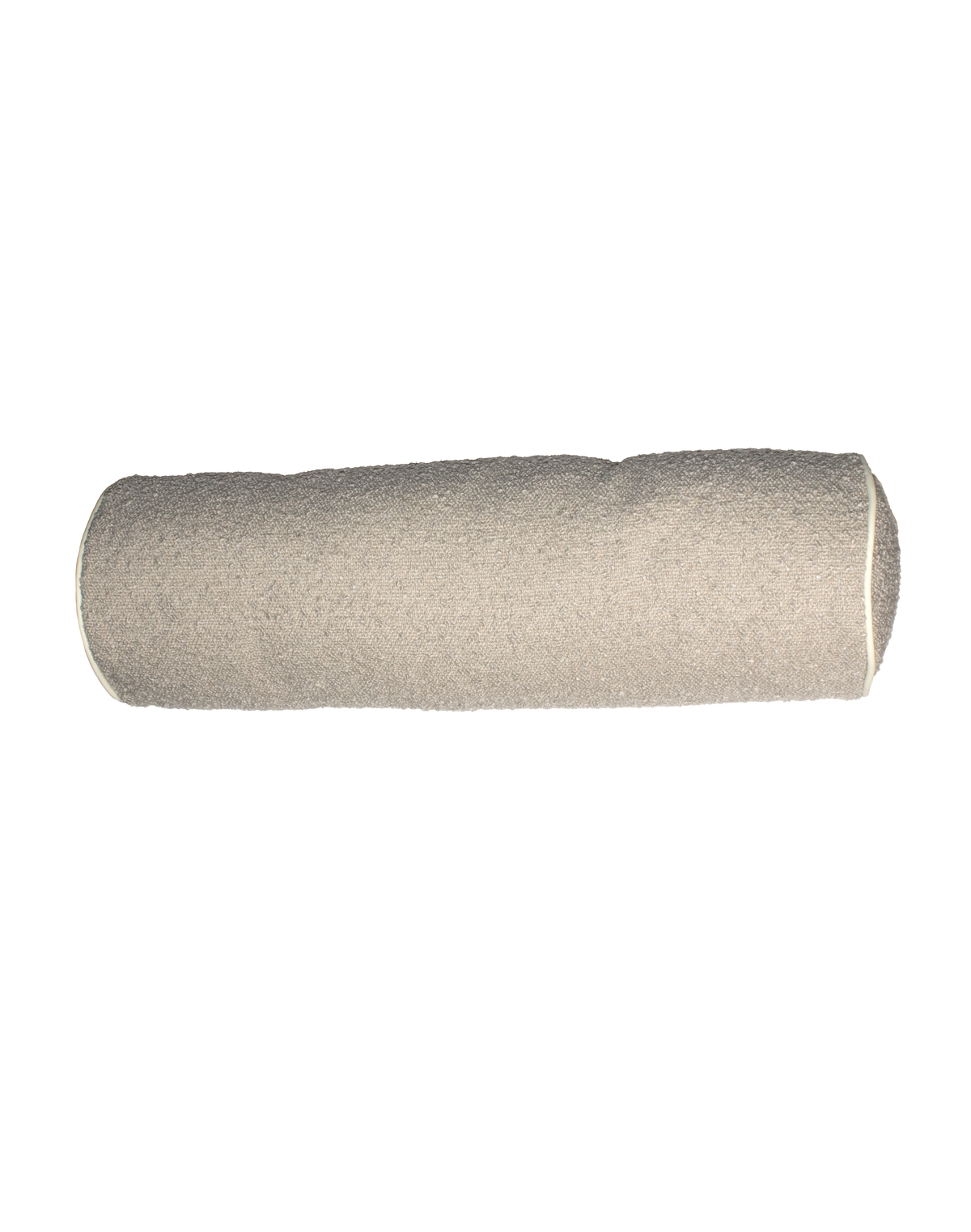 Brooklyn Bolster Boucle Cushion 18x60cm Milky Coffee