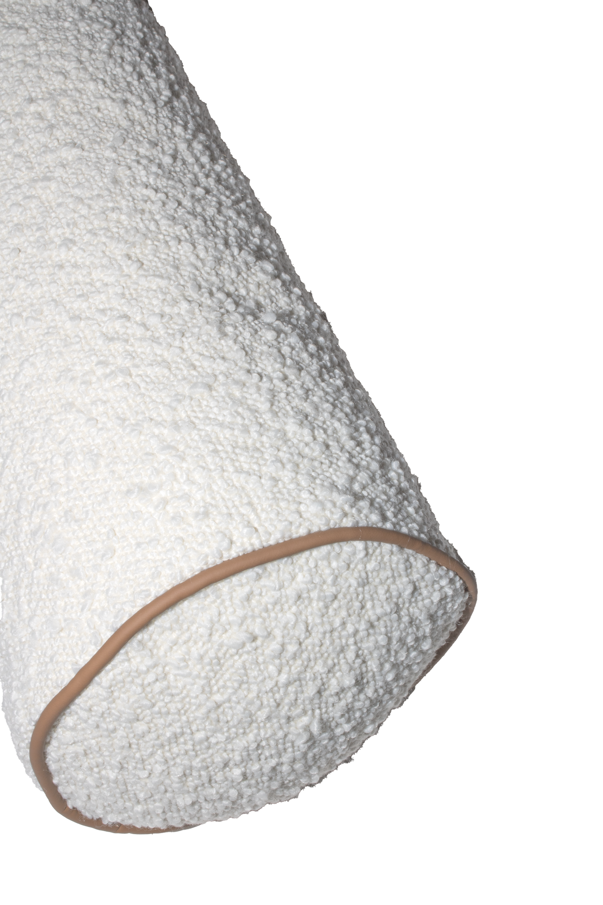 Brooklyn Bolster Boucle Cushion 18x60cm White