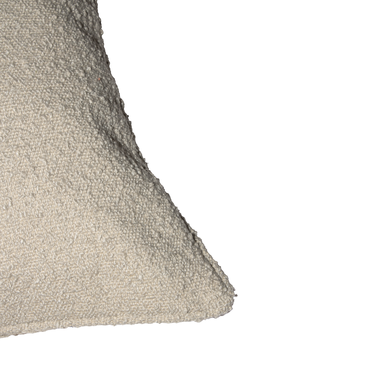 Brooklyn Feather Filled European Boucle Cushion 60x60cm Milky Coffee