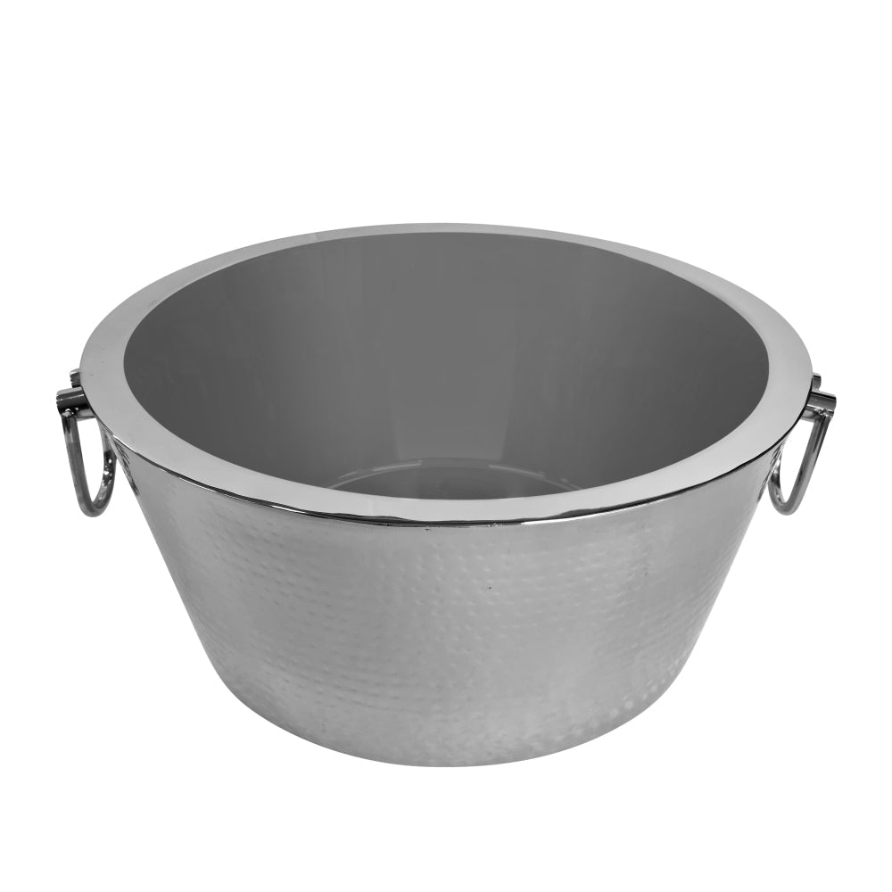 Callum Champagne Tub 41x37.5x17.5cm Hammered Silver