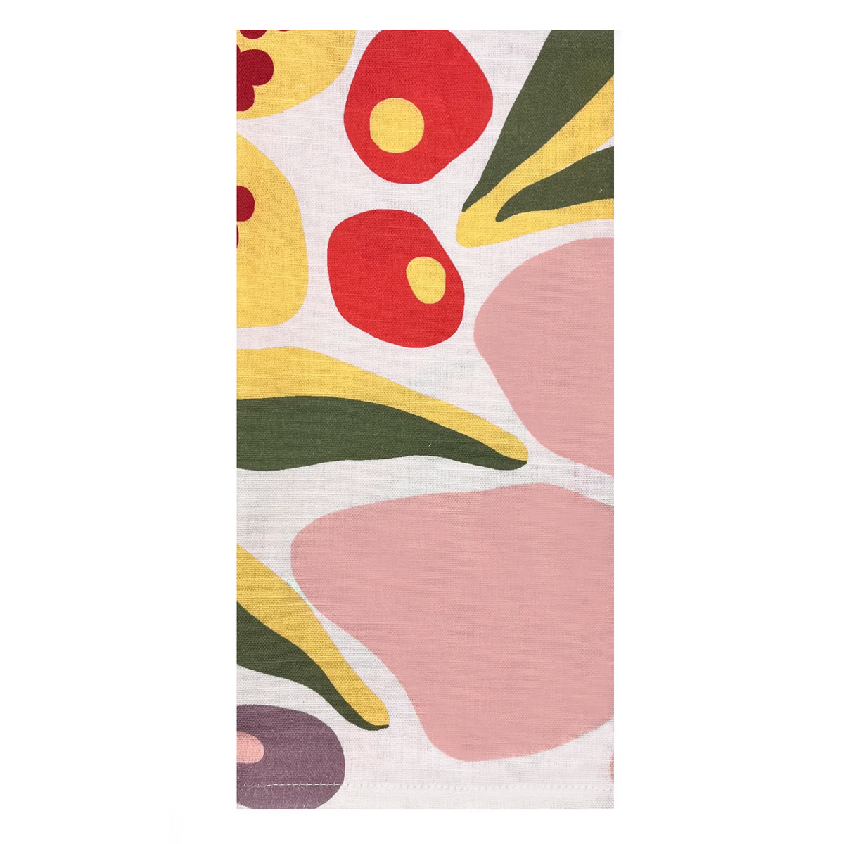 Charmie 2 Pack Tea Towels 50x70x0.2cm Floral Yellow Multi