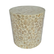 Elodie Pearl Ottoman 40x40x42cm Natural