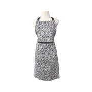 Floral Sonata Apron 83x68cm Charcoal