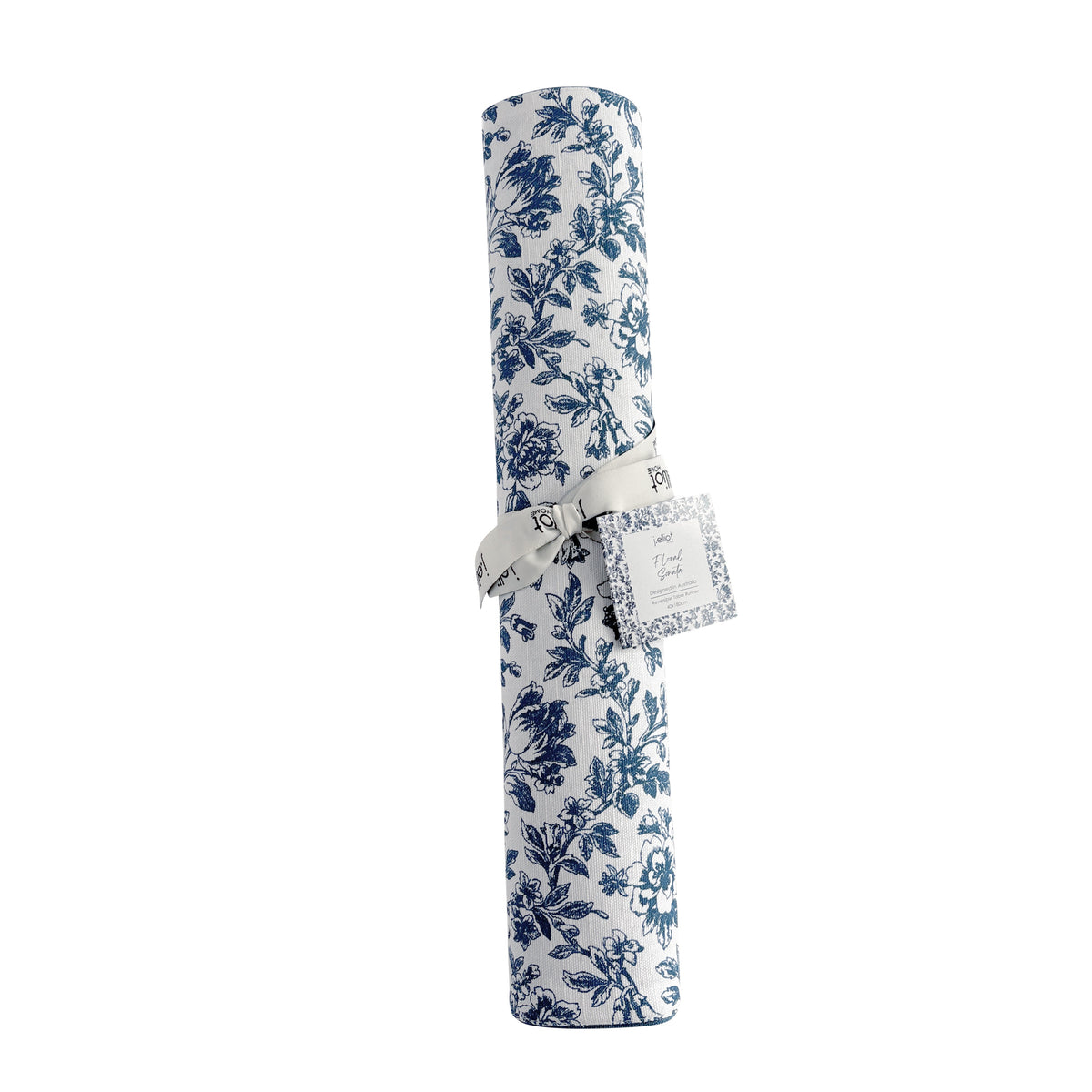 Floral Sonata Reversible Runner 40x180cm Blue
