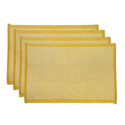 Heureuse Placemat Set of 4 33x48x1cm Yellow