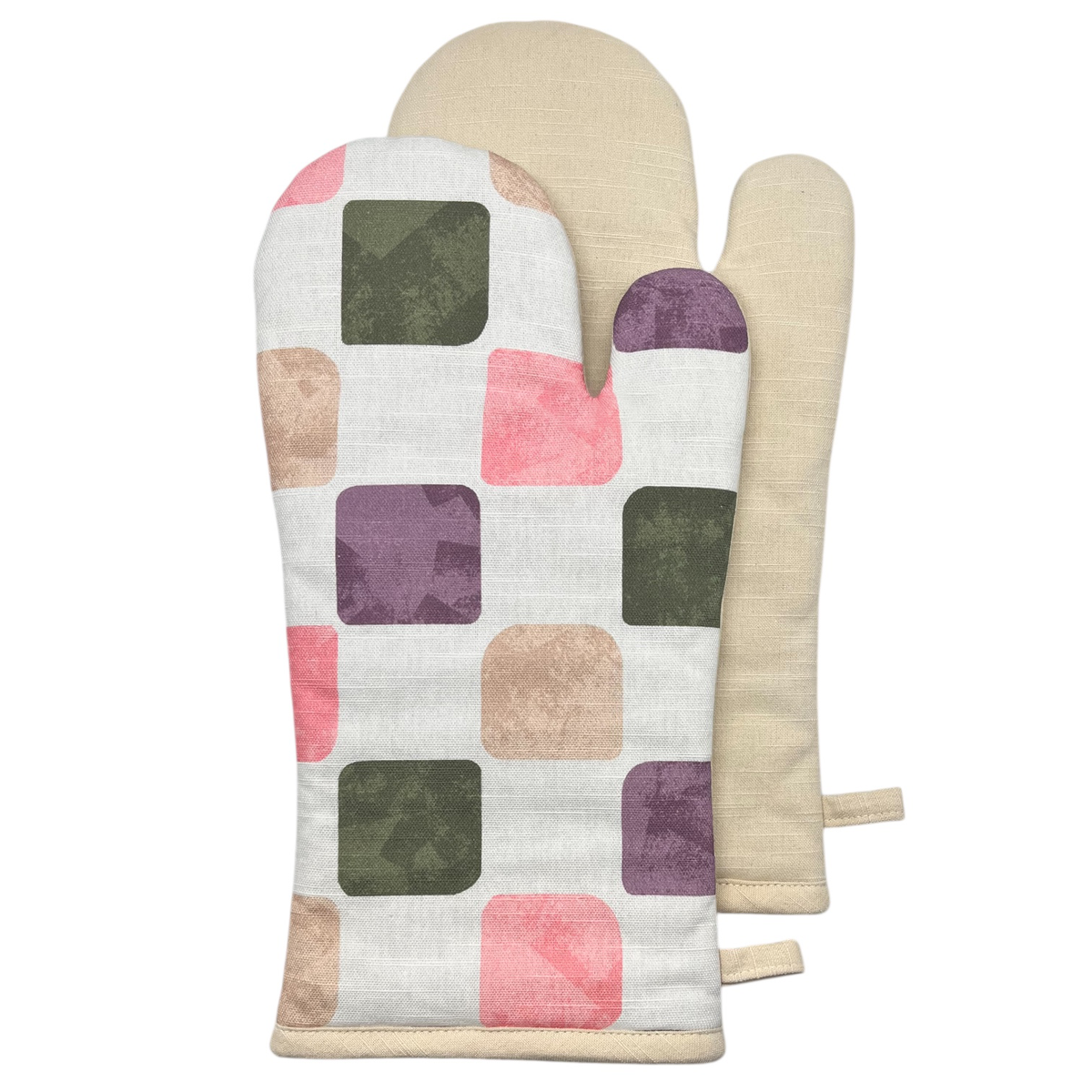 Joya Oven Mitt 2pk 19x35x2cm Beige