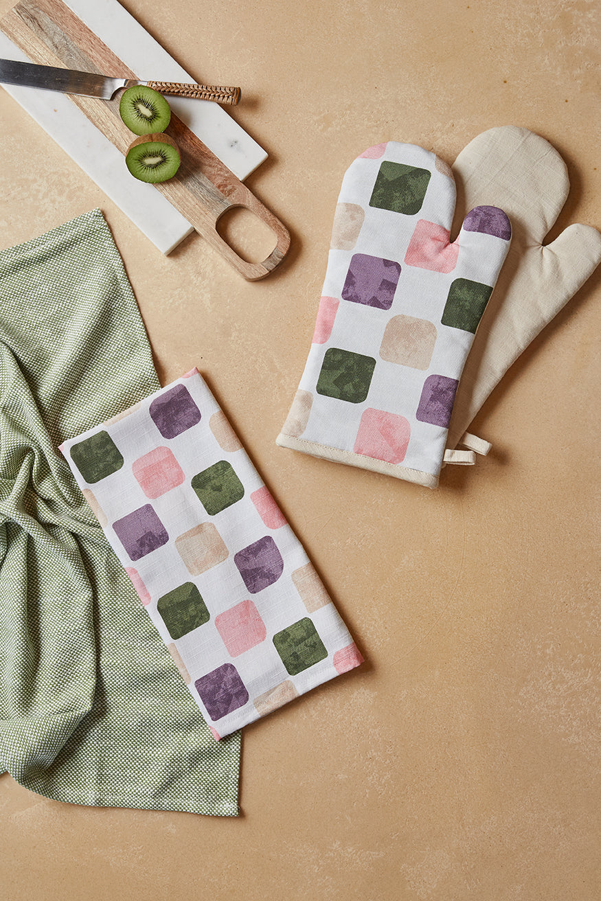 Joya Oven Mitt 2pk 19x35x2cm Beige