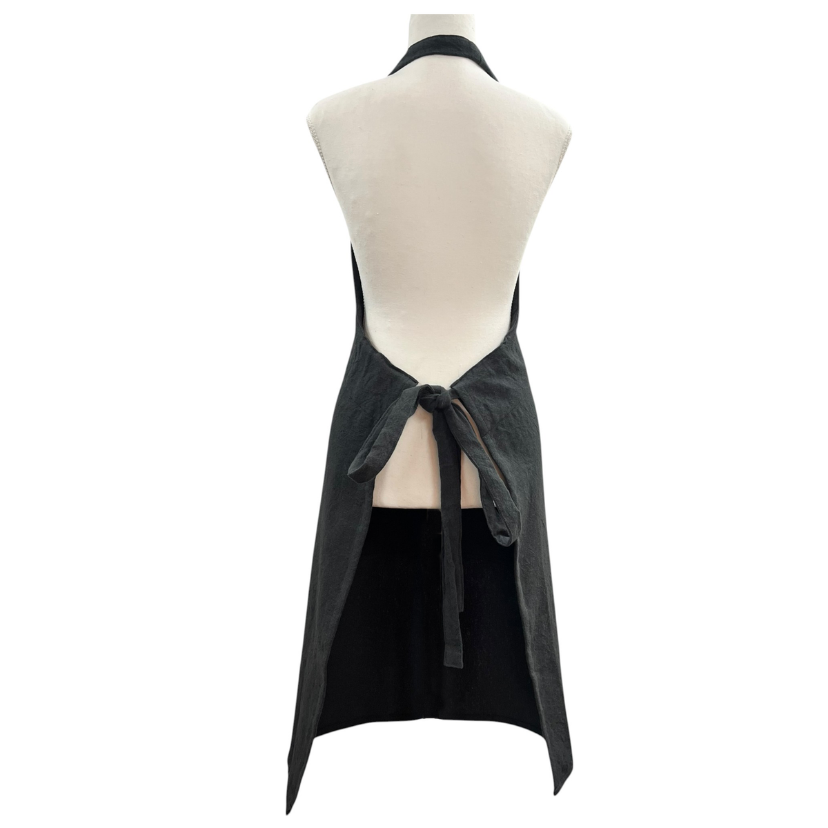 Jules Cotton Linen Apron 83x68x0.3cm Charcoal