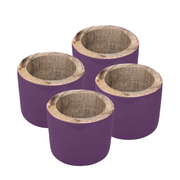 Kevin Napkin Rings 4pk 3.8x5x5cm Purple
