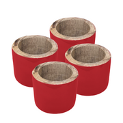 Kevin Napkin Rings 4pk 3.8x5x5cm Red