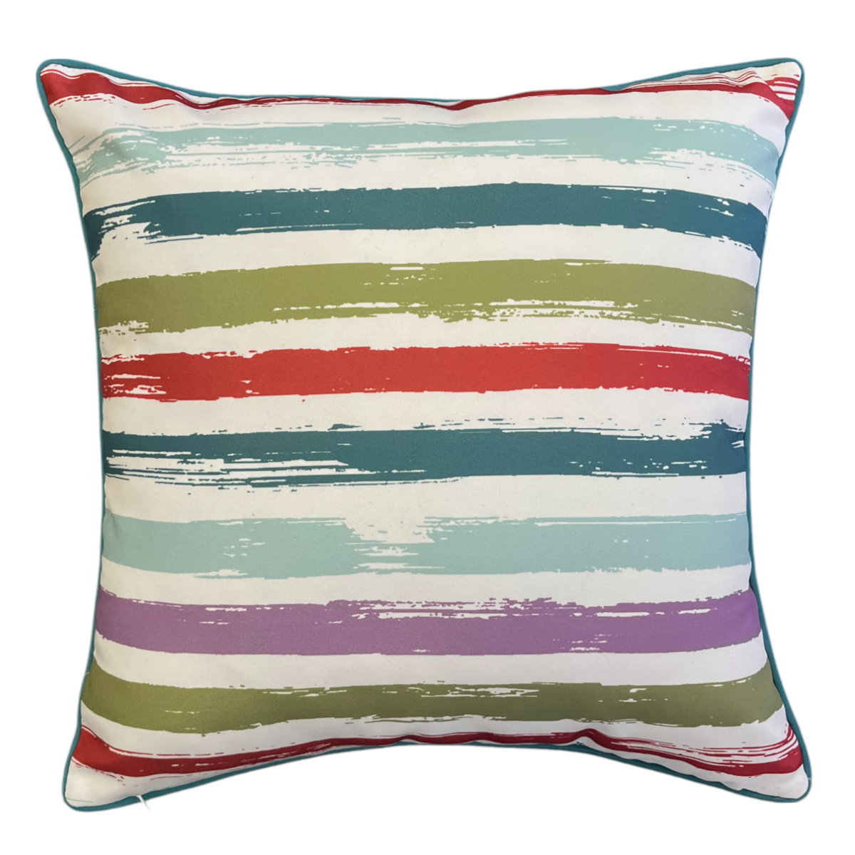 Kookaburra Outdoor Cushion 50x50x12cm Green & Ivory Multi