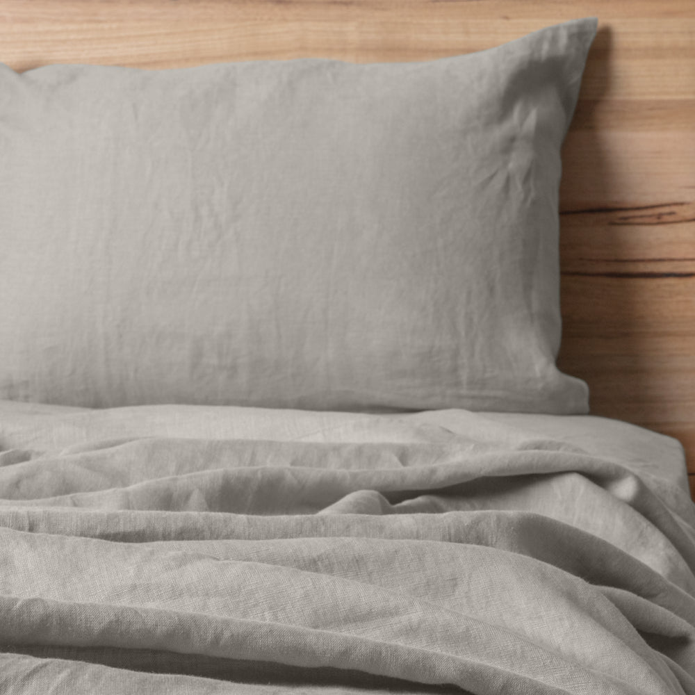 Linen Collection Sheet Set Stone