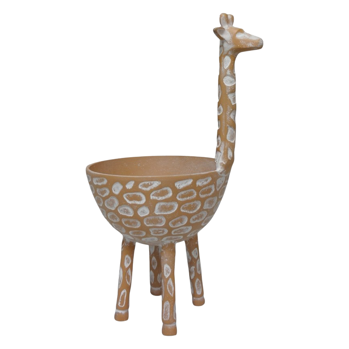 Mara Giraffe Bowl 21x16x33cm Terracotta