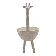 Mara Giraffe Bowl 21x16x33cm Whitewash