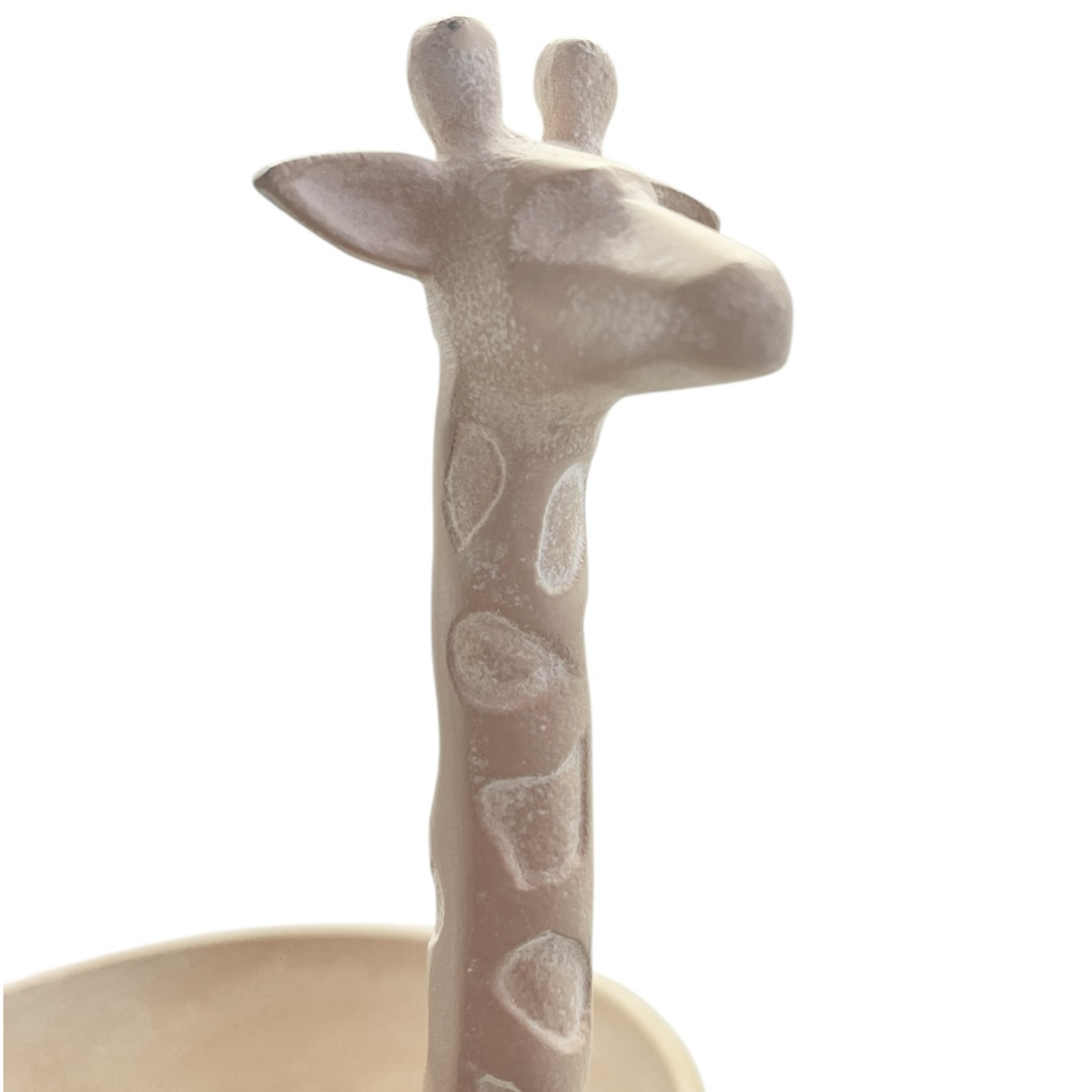 Mara Giraffe Bowl 21x16x33cm Whitewash