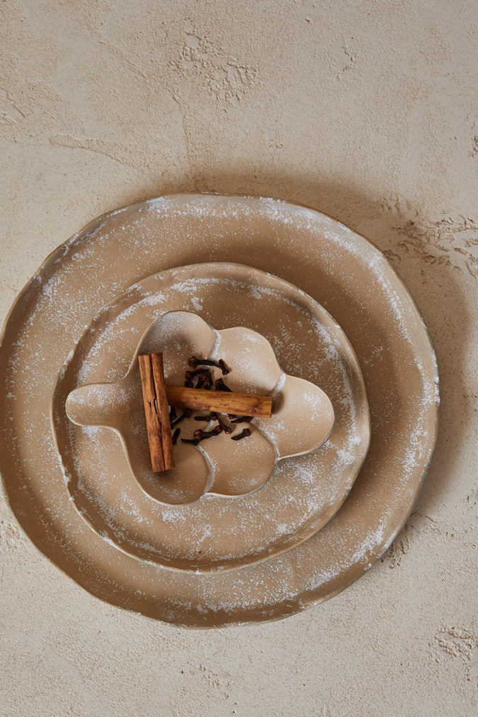Mara Nut Dish 18x13x3cm Whitewash