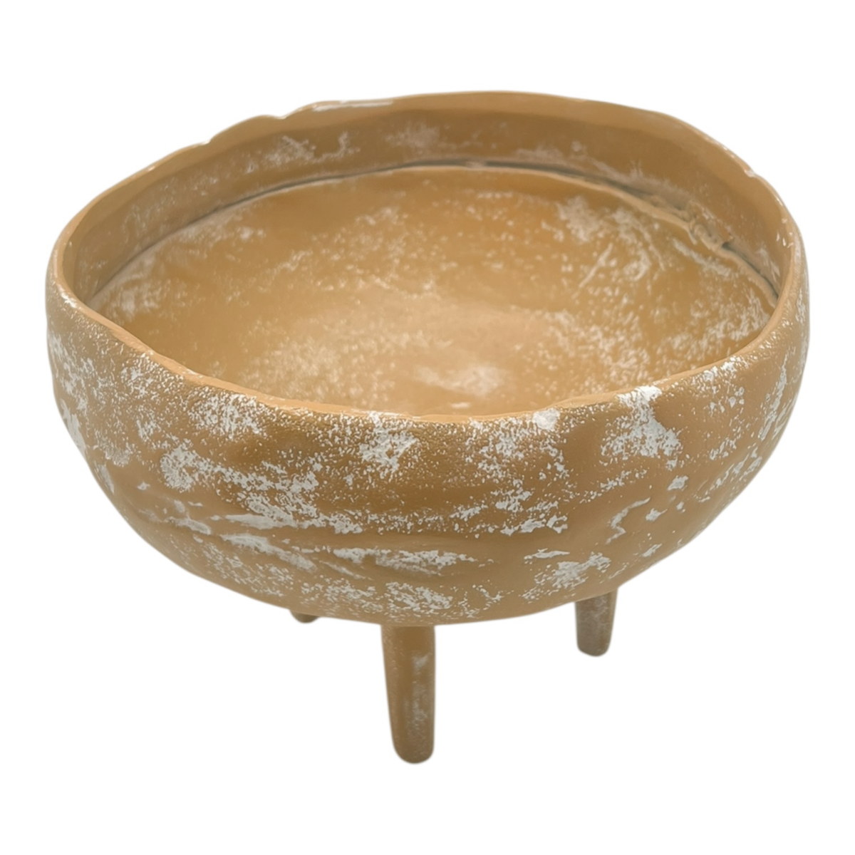 Mara Round Bowl with Legs 26x26x17cm Terracotta