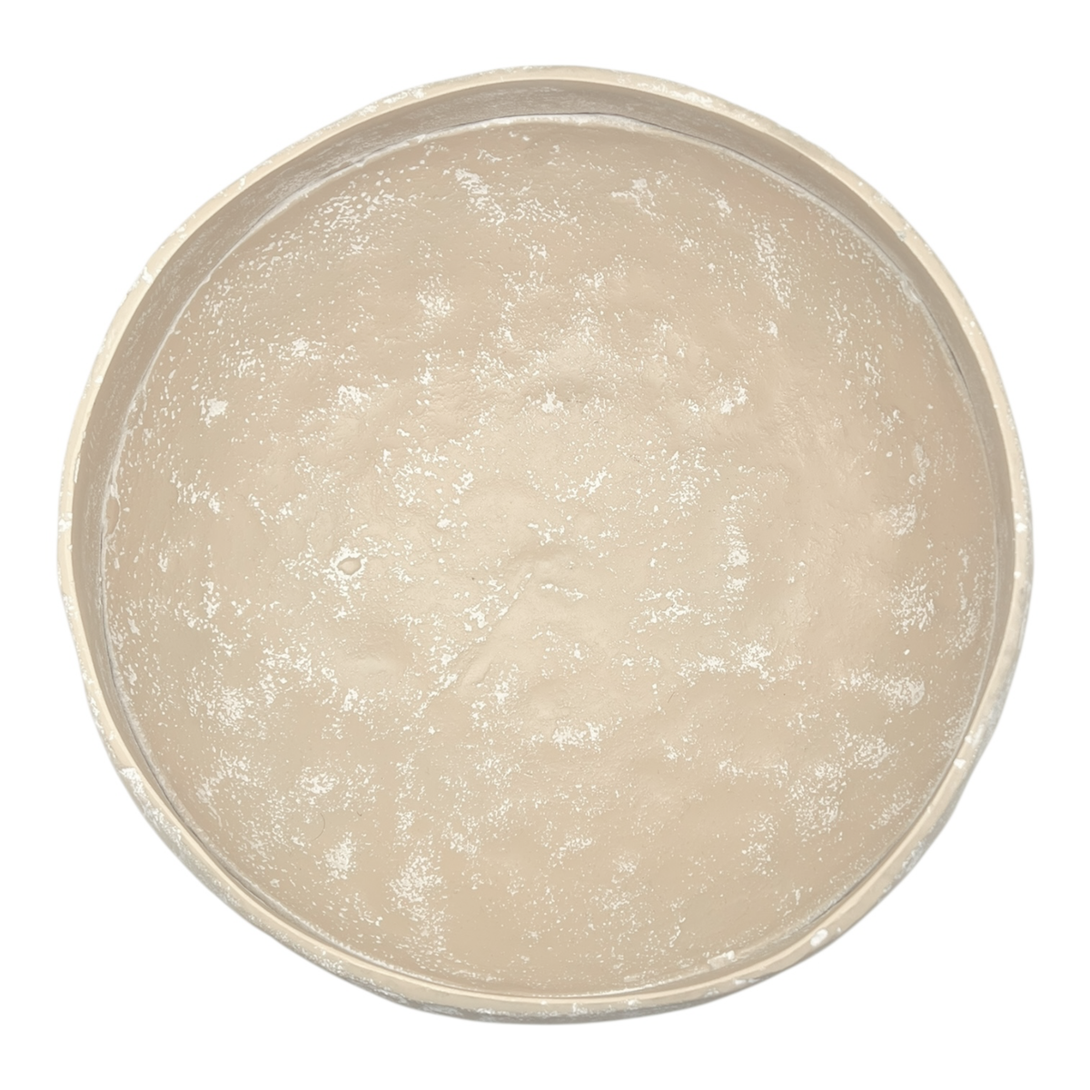 Mara Round Bowl with Legs 18x17x13cm Whitewash