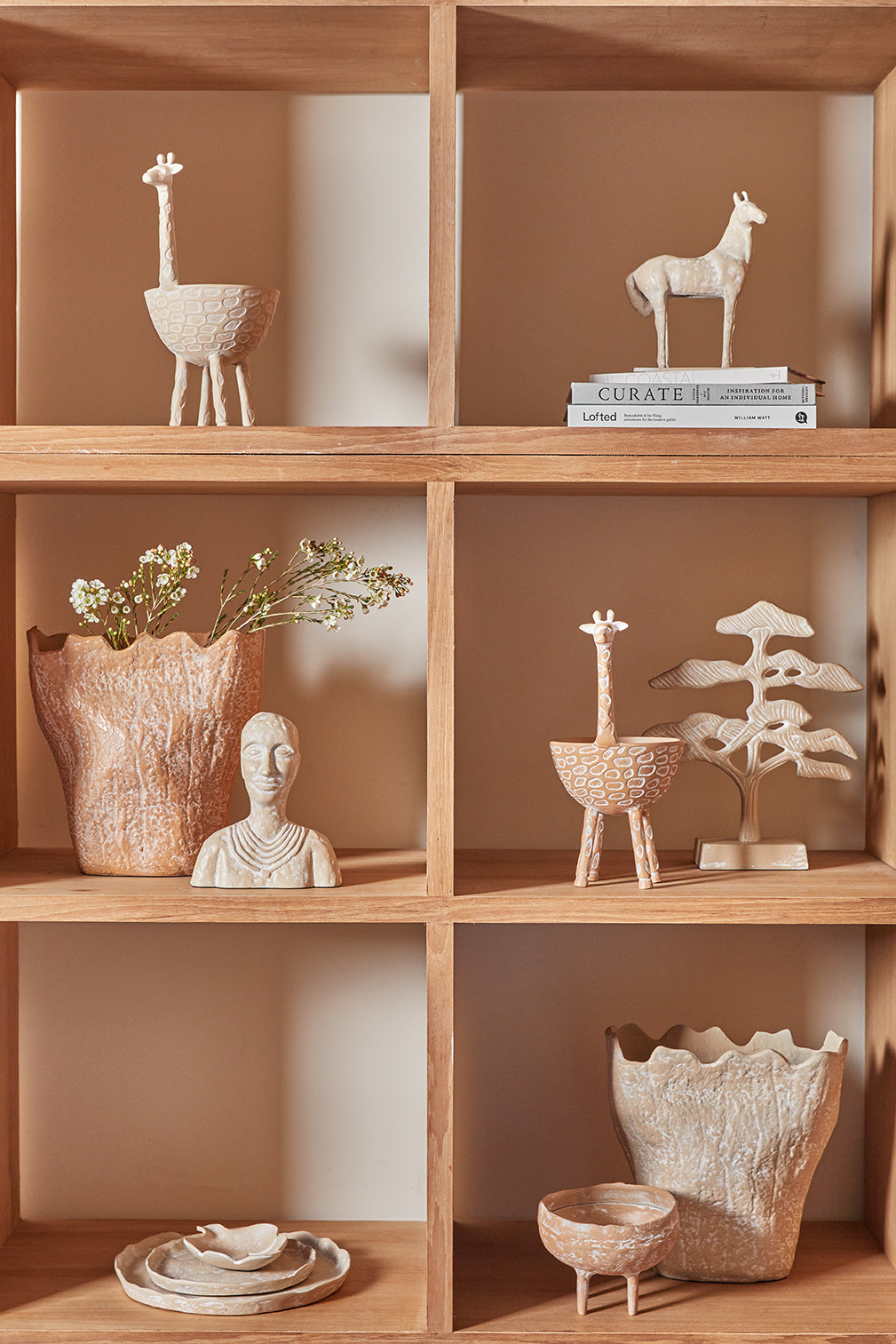 Mara Vase 31x18x31cm Whitewash