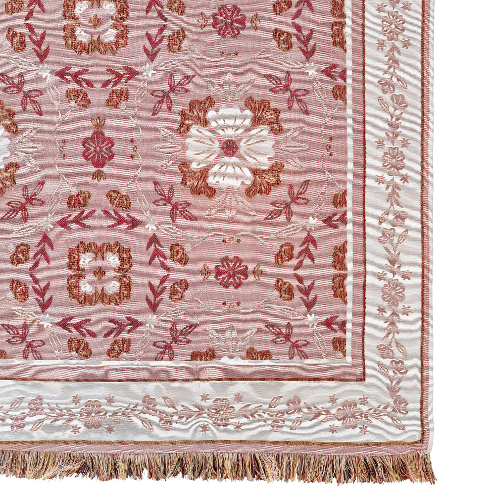 Marley Throw Rug 160x200cm Bubblegum Multi