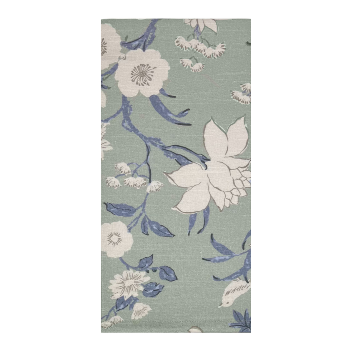 Nordhem 2 Pack Tea Towels 50x70x0.2cm Blue Grey Floral Multi