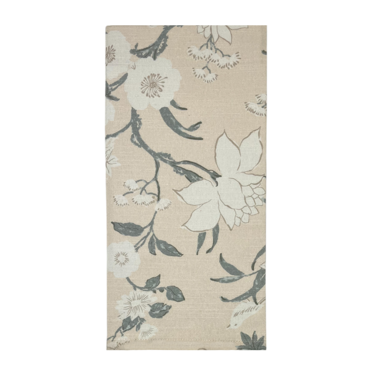 Nordhem 2 Pack Tea Towels 50x70x0.2cm Warm Beige Floral Multi