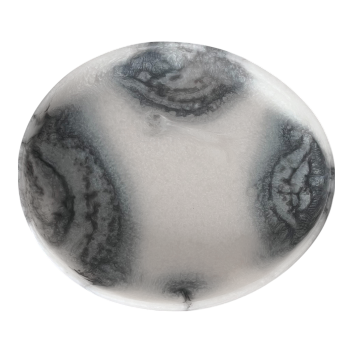 Orion Organic Resin Bowl 31x27x5cm Grey Stone Matt