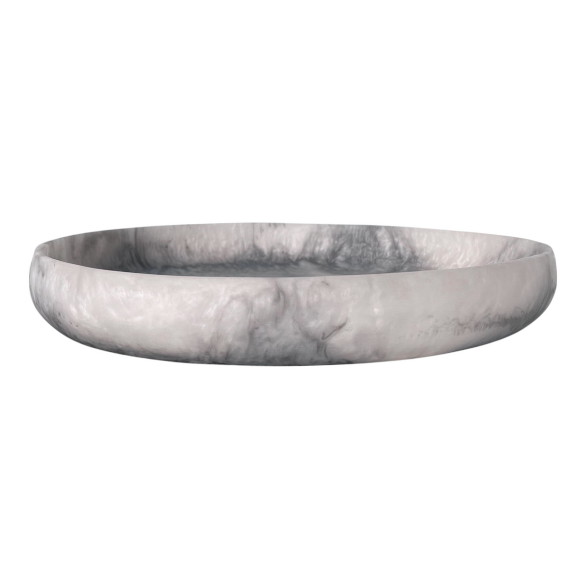 Orion Organic Resin Bowl 31x27x5cm Grey Stone Matt