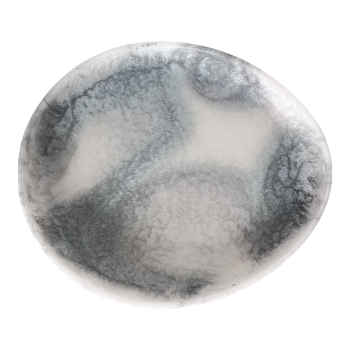 Orion Organic Resin Bowl 31x27x5cm Grey Stone Matt