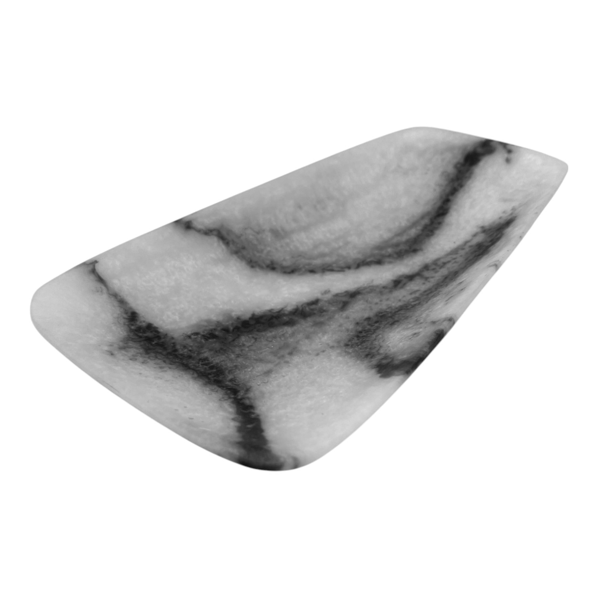Orion Set of 2 Rectangular Trays 23x12.5x3.5cm Grey Stone Matt
