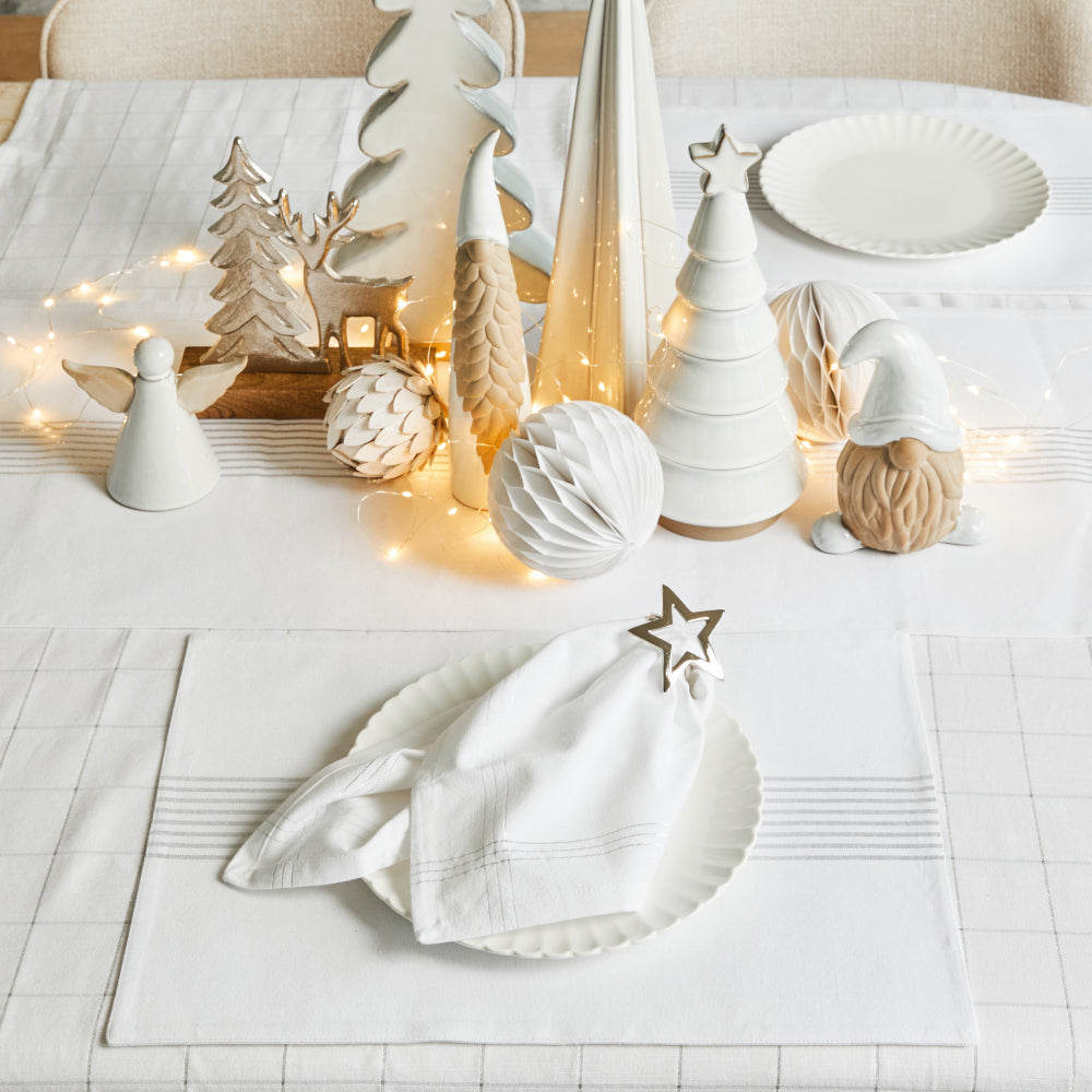 Simon Tablecloth 150x250x0.2cm White