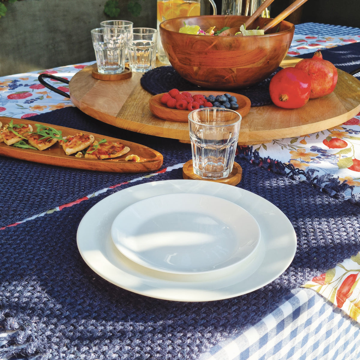 Rowan Jute Placemat 4 pack 33x48cm Navy
