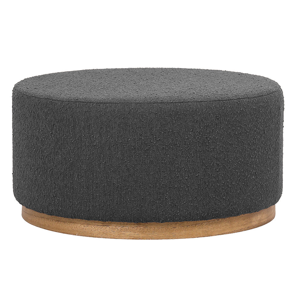 Senora Ottoman 80x80x41cm Charcoal