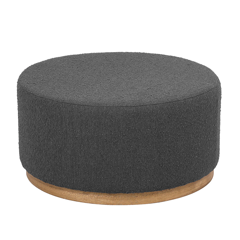 Senora Ottoman 80x80x41cm Charcoal