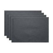 Simon Placemat Set of 4 33x48x0.2cm Charcoal