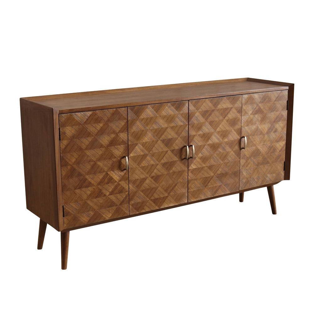 Tasmin 4 Door Buffet Sideboard 170x45x90cm Natural