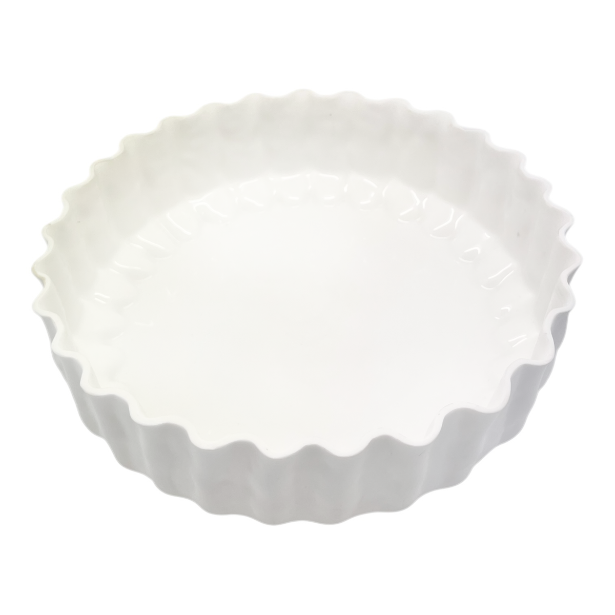 Tidal Glass Bowl Large 30x30x8.5cm Cream